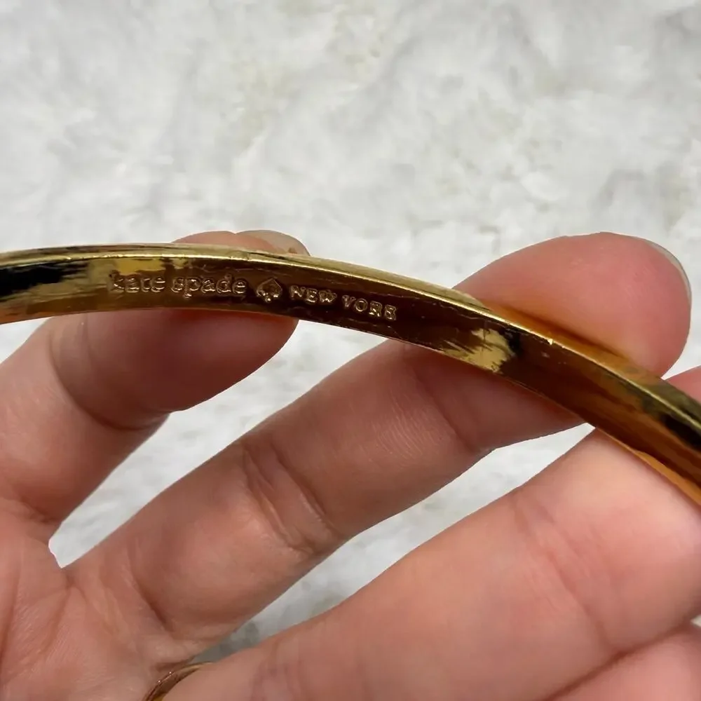 kate spade New York Gold Spade Bangle Bracelet - Picture 6 of 7